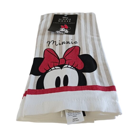 Disney Minnie Mouse 2 Pack Kitchen Towels - Picture 1 of 3